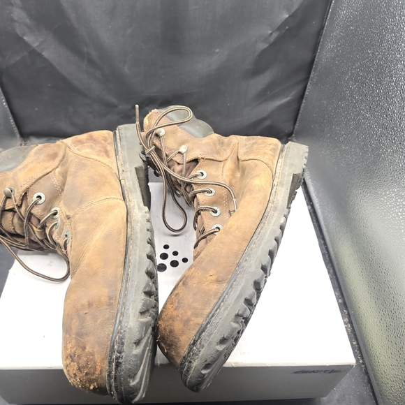 Wolverine Rugged Brown Leather Boots